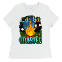Lets Get Toasted Ladies Tee | Teevron