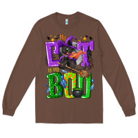 Chestnut My cat is my boo Halloween Long Sleeve Tee - NancyCooperArtShop