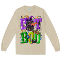 Mushroom My cat is my boo Halloween Long Sleeve Tee - NancyCooperArtShop
