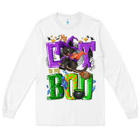 White My cat is my boo Halloween Long Sleeve Tee - NancyCooperArtShop