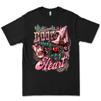 Black boots never broke my heart Premium Tee - NancyCooperArtShop