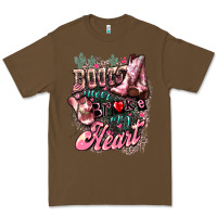 Cacao boots never broke my heart Premium Tee - NancyCooperArtShop