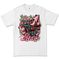 White boots never broke my heart Premium Tee - NancyCooperArtShop