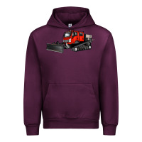 Mauve Wine snowcat Urban Hoodie - Artiststas