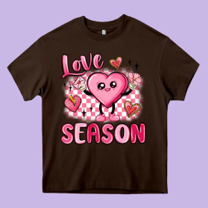 Love Season Heavy Core Tee Designed By Maliassmallbusiness