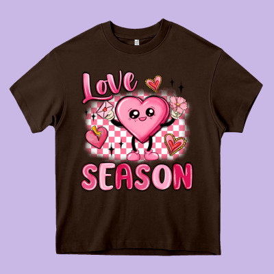 Love Season Heavy Core Tee Designed By Maliassmallbusiness