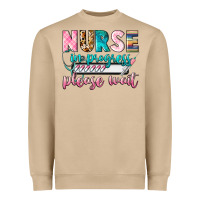 Mushroom Nurse in progres Heavyweight Sweatshirt - CowGirlArtShop