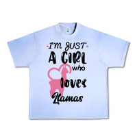 Grape Ice Just A Girl Who Loves Llamas I Love Llamas Urban Heavy Tee - Bettercallsaul