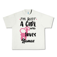 Pistachio Just A Girl Who Loves Llamas I Love Llamas Urban Heavy Tee - Bettercallsaul