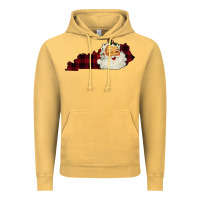 Vintage Mustard Kentucky Santa Ho Ho Vintage Hoodie - Bettercallsaul