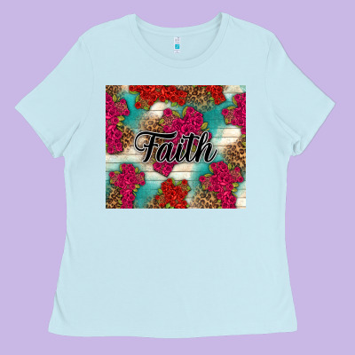 Faith Ladies Tee Designed By Nancycooperartshop