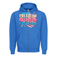 True Royal Freedom freedom freedom Zipper Hoodie - FaDigitalArtStudio