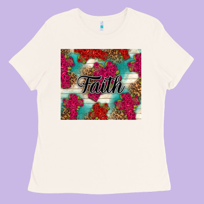 Faith Ladies Tee Designed By Nancycooperartshop