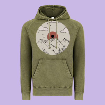 The Mountains Are Calling Vintage Hoodie Designed By Bettercallsaul