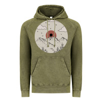 Vintage Olive The Mountains Are Calling Vintage Hoodie - Bettercallsaul