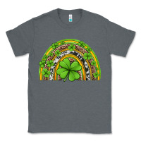 Charcoal Heather western st patricks rainbow Classic Tee - Jasminsmagicworld