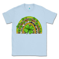 Dusty Blue western st patricks rainbow Classic Tee - Jasminsmagicworld