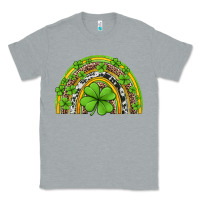 Heather Grey western st patricks rainbow Classic Tee - Jasminsmagicworld