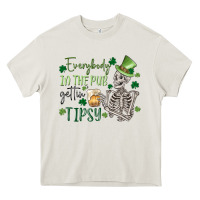 Cream everybody in the pub gettin' tipsy Heavy Core Tee - MaliasSmallBusiness