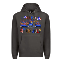 Smoke Western Truck Hello Fourth Of July America Premium Hoodie - FaDigitalArtStudio