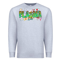 Heather Grey plasma lab Premium Sweatshirt - CowhideDigitalArt