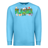 Ocean Blue plasma lab Premium Sweatshirt - CowhideDigitalArt