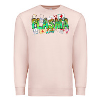 Pale Pink plasma lab Premium Sweatshirt - CowhideDigitalArt