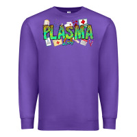 Purple plasma lab Premium Sweatshirt - CowhideDigitalArt