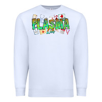 White plasma lab Premium Sweatshirt - CowhideDigitalArt