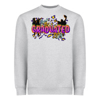 Heather Grey just graduated 2024 Heavyweight Sweatshirt - CowGirlArtShop