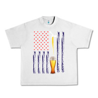 Lunar Rock American Flag Beer Urban Heavy Tee - Bettercallsaul