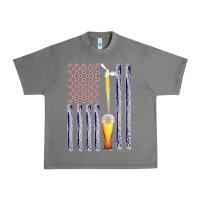 Tornado American Flag Beer Urban Heavy Tee - Bettercallsaul