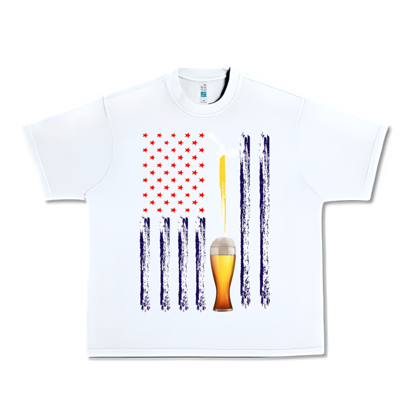 American Flag Beer Urban Heavy Tee by Bettercallsaul | Teevron