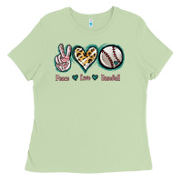Matcha Peace Love Baseball Ladies Tee - Jasminsmagicworld