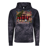 Cloud Black Merry Christmas Truck Vintage Hoodie - Bettercallsaul