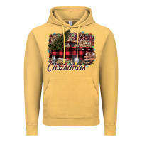 Vintage Mustard Merry Christmas Truck Vintage Hoodie - Bettercallsaul