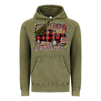 Vintage Olive Merry Christmas Truck Vintage Hoodie - Bettercallsaul
