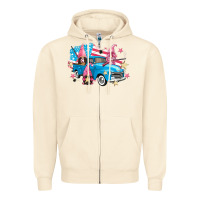 Sandshell American truck gnomes Zipper Hoodie - FaDigitalArtStudio