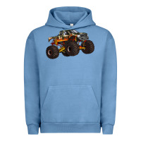 Pigment Pebble Blue monster truck Urban Hoodie - Artiststas