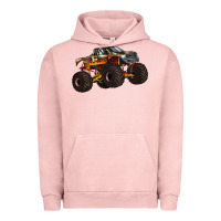 Pigment Salmon monster truck Urban Hoodie - Artiststas