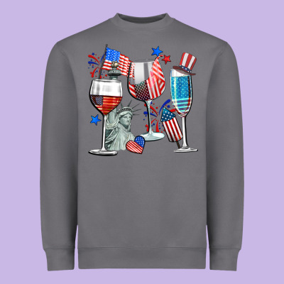 American Wine Heavyweight Sweatshirt Designed By Cowgirlartshop