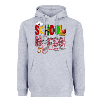 Heather Grey School Nurse Heavyweight Hoodie - LillyAllenDesigns