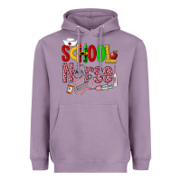 Lavender School Nurse Heavyweight Hoodie - LillyAllenDesigns
