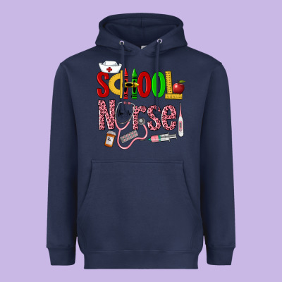 School Nurse Heavyweight Hoodie Designed By Lillyallendesigns