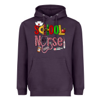 Plum School Nurse Heavyweight Hoodie - LillyAllenDesigns