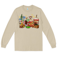 Mushroom Christmas coffee cups with Chihuahua Long Sleeve Tee - RanaPortraitStore