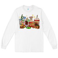 White Christmas coffee cups with Chihuahua Long Sleeve Tee - RanaPortraitStore