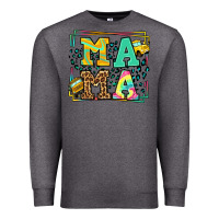 Charcoal Heather School bus driver mama Mother's day Premium Sweatshirt - LillyAllenDesigns