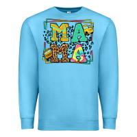 Ocean Blue School bus driver mama Mother's day Premium Sweatshirt - LillyAllenDesigns
