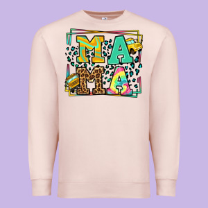 School Bus Driver Mama Mother's Day Premium Sweatshirt Designed By Lillyallendesigns
